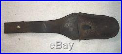 Antique Vintage WW2 German Police Leather Dress Scabbard 14.5Long Bayonet Knife