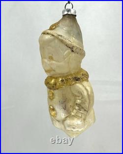 Antique Vintage West German Glass Boy Pinocchio Figural Christmas Ornament