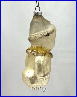 Antique Vintage West German Glass Boy Pinocchio Figural Christmas Ornament