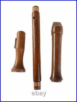 Antique Vintage Wooden Recorder 18 Baroque Fingering Alpine Tenor C German Made