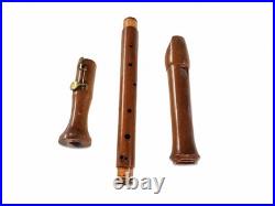 Antique Vintage Wooden Recorder 18 Baroque Fingering Alpine Tenor C German Made