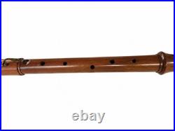 Antique Vintage Wooden Recorder 18 Baroque Fingering Alpine Tenor C German Made