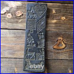 Antique Wachsbild or German folk art wax relief / Wall Hanger