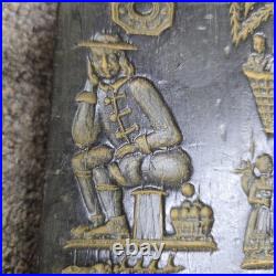 Antique Wachsbild or German folk art wax relief / Wall Hanger