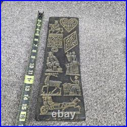 Antique Wachsbild or German folk art wax relief / Wall Hanger