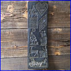 Antique Wachsbild or German folk art wax relief / Wall Hanger