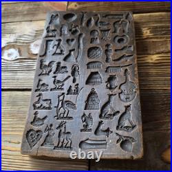 Antique Wachsbild or German folk art wax relief / Wall Hanging Art