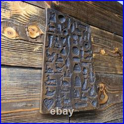 Antique Wachsbild or German folk art wax relief / Wall Hanging Art