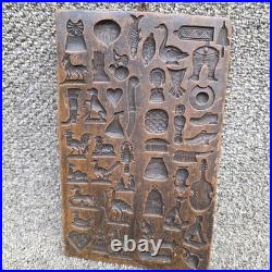 Antique Wachsbild or German folk art wax relief / Wall Hanging Art