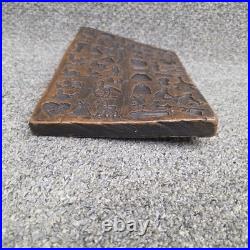 Antique Wachsbild or German folk art wax relief / Wall Hanging Art