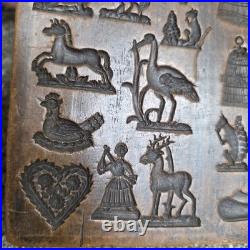 Antique Wachsbild or German folk art wax relief / Wall Hanging Art