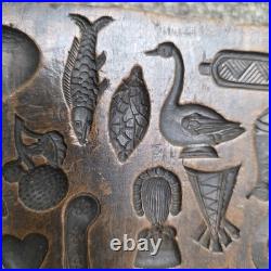 Antique Wachsbild or German folk art wax relief / Wall Hanging Art
