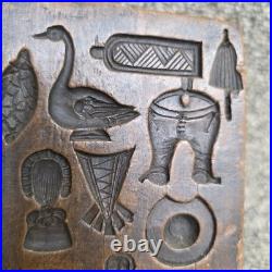 Antique Wachsbild or German folk art wax relief / Wall Hanging Art