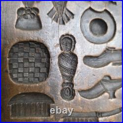 Antique Wachsbild or German folk art wax relief / Wall Hanging Art