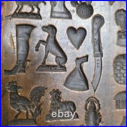 Antique Wachsbild or German folk art wax relief / Wall Hanging Art