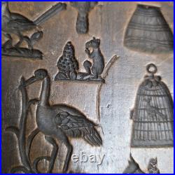 Antique Wachsbild or German folk art wax relief / Wall Hanging Art