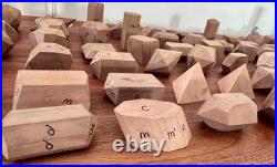 Antique Wooden Crystal Model Lot (84) Krantz-Stye Crystallography Mineralogy Set