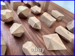 Antique Wooden Crystal Model Lot (84) Krantz-Stye Crystallography Mineralogy Set
