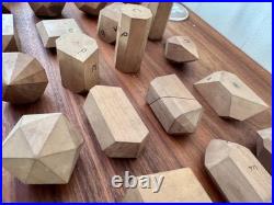 Antique Wooden Crystal Model Lot (84) Krantz-Stye Crystallography Mineralogy Set Antique Wooden Crystal Model Lot (84) Krantz-Stye Crystallography Mineralogy Set