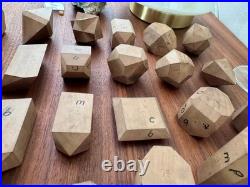 Antique Wooden Crystal Model Lot (84) Krantz-Stye Crystallography Mineralogy Set