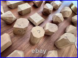 Antique Wooden Crystal Model Lot (84) Krantz-Stye Crystallography Mineralogy Set