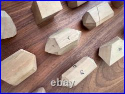 Antique Wooden Crystal Model Lot (84) Krantz-Stye Crystallography Mineralogy Set