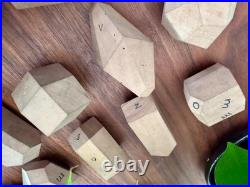 Antique Wooden Crystal Model Lot (84) Krantz-Stye Crystallography Mineralogy Set