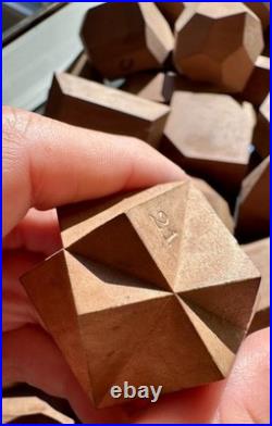 Antique Wooden Crystal Model Lot (84) Krantz-Stye Crystallography Mineralogy Set