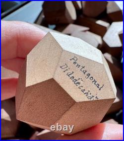 Antique Wooden Crystal Model Lot (84) Krantz-Stye Crystallography Mineralogy Set