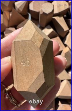 Antique Wooden Crystal Model Lot (84) Krantz-Stye Crystallography Mineralogy Set