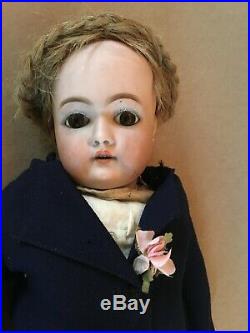Antique doll German Handwerck porcelain bisque socket-head, jointed body