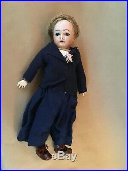 Antique doll German Handwerck porcelain bisque socket-head, jointed body