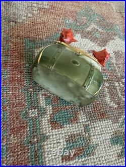 Antique early 1900s German fairing Red Devils in Purse figure, porcelain, RARE