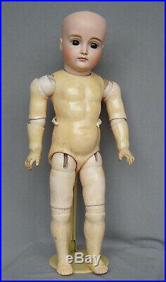 Antique early Kestner pouty doll with 8 ball jointed straight wrist body