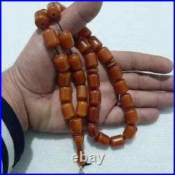 Antique genuine german Bakelite Prayer beads TASBIH 85.9 Gram