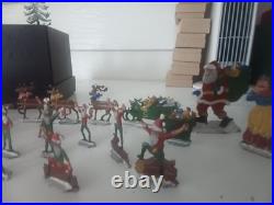 Antique german Hans Heinrichsen north pole figurines (Whole set! 26 pieces)