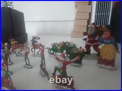 Antique german Hans Heinrichsen north pole figurines (Whole set! 26 pieces)