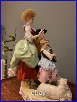 Antique german porcelain figurines