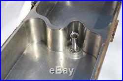 Antique kitchen butler pantry german silver sink elkay mfg monel s divider vtg