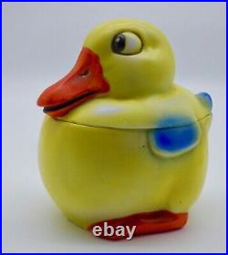 ° Antique very rare GERMAN DUCK CANDY CONTAINER Bisque Germany No. 5738 ca. 1930