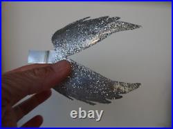 Antique, vintage 8'' small German, bisque, Christmas fairy doll, angel, tree topper