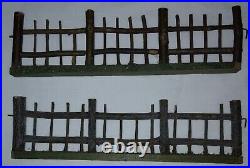 Antique/vintage Feather Tree German Twig Fence (6) Sections, Includes Gate