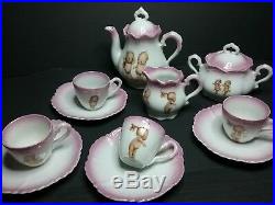 Antique/vintage German Rose O'Neill Wilson Kewpie child's Tea Set