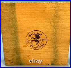 Authentic German Erzgebirge Wood Nutcracker Figure 11 Inch Hand Painted