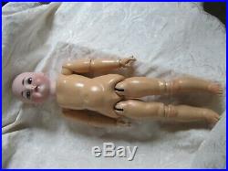 BEAUTIFUL 20 ANTIQUE BISQUE HEAD SIMON HALBIG KR DOLL with BJ COMPO BODY