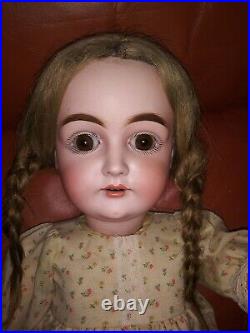 Beautiful 1890s Antique Bisque Head Kestner Excelsior 25 Doll