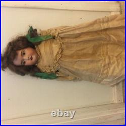 Beautiful 28 Antique German Bisque Doll, Good Shape, Full Clothes. $150