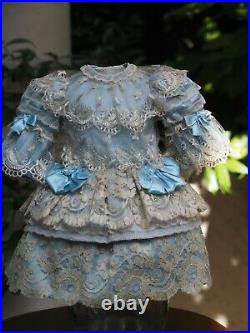 Beautiful Dress and Bonnet for Antique French or German doll
