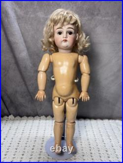 Beautiful Early Kestner Closed Mouth Antique German Cabinet Size Doll 14 JE-3