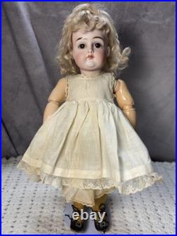 Beautiful Early Kestner Closed Mouth Antique German Cabinet Size Doll 14 JE-3